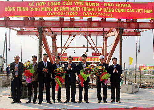 Lễ hợp long Cầu Yên Dũng: Kết nối hai bờ sông Cầu